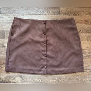 J. Crew Chocolate Brown Mini Skirt